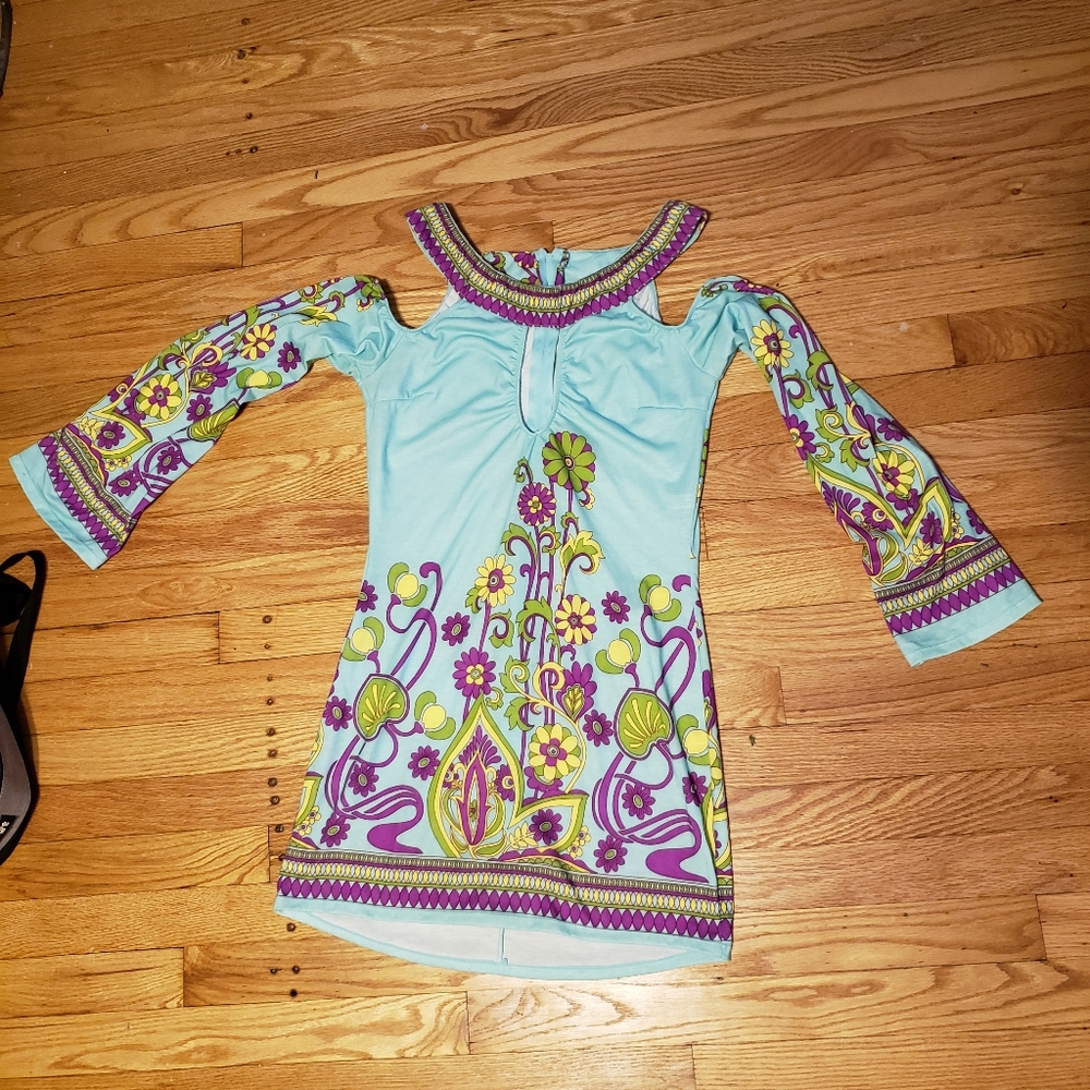 Hippie mini dress